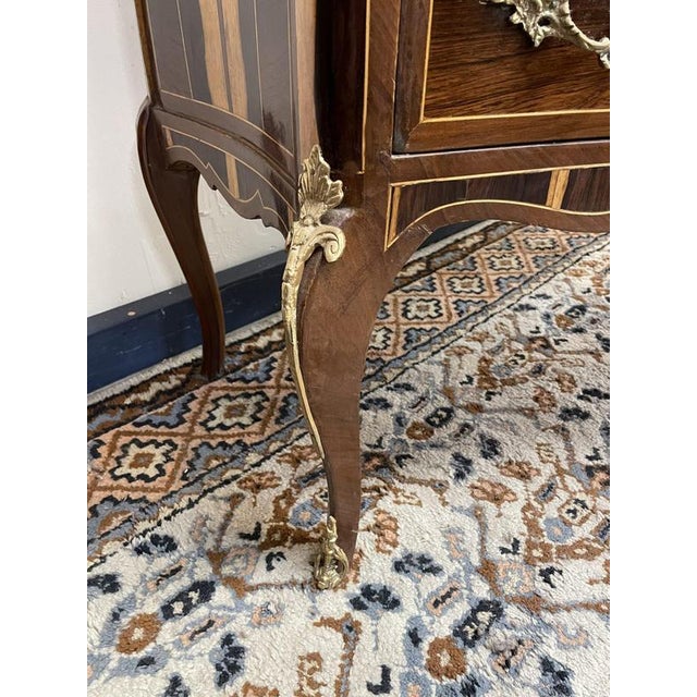 Wood Rosewood Parquetry Chest of Drawers For Sale - Image 7 of 9