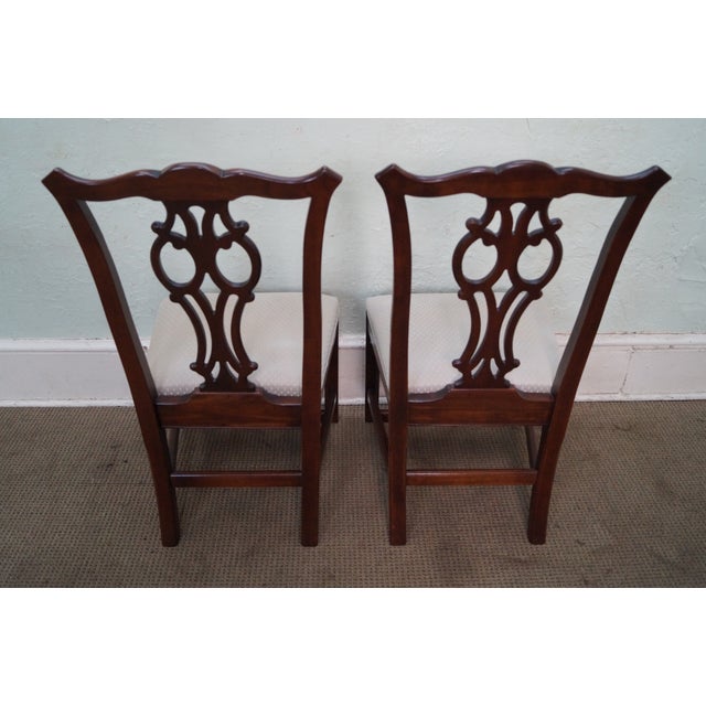 Ethan Allen Court Chippendale Style Dining Chairs Set of 6 Chairish