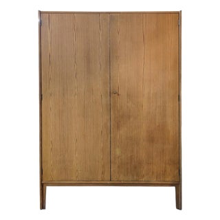 Reconstruction Modernist Pine Wardrobe For Sale