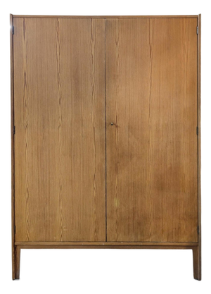 Reconstruction Modernist Pine Wardrobe
