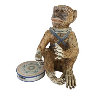 Italian Monkey Playing Dafli For Sale