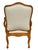 Antique Italian Walnut Fauteuil Arm Chair For Sale In Los Angeles - Image 6 of 6