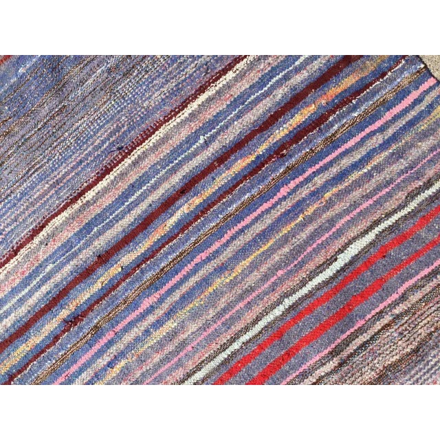 Modern Striped Kilim Rug - 54" X 82" For Sale - Image 9 of 11