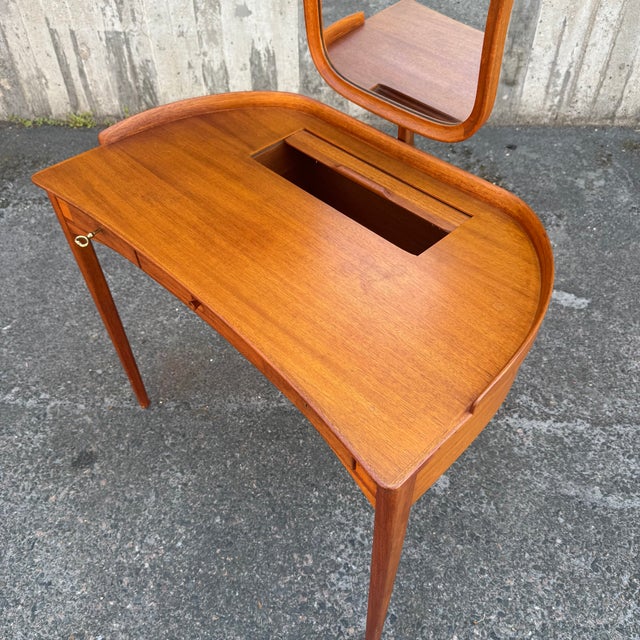 Birgitta Dressing Table by Carl Malmsten for Bodafors, 1950s For Sale - Image 6 of 10
