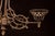 Antique Cast Iron Gothic Revival Three-Light Chandelier For Sale - Image 12 of 13