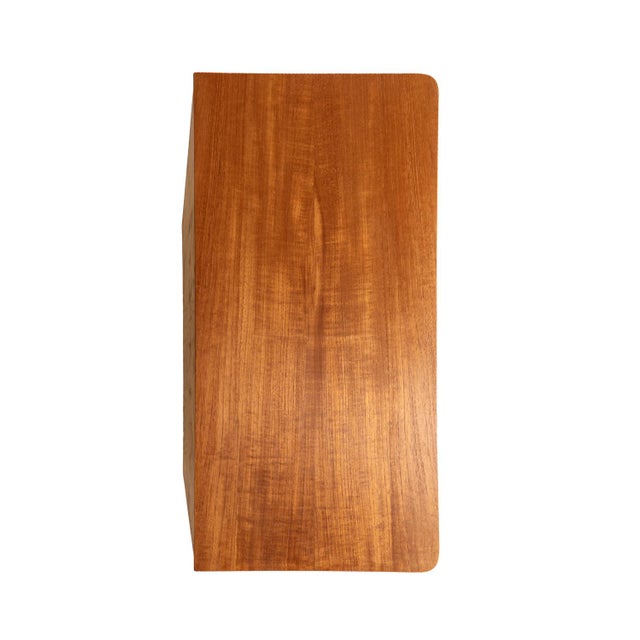 Scandinavian Teak Chest of Drawers with Black Legs, 1950s For Sale - Image 9 of 10