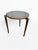 Mid-Century Modern 1960s Vintage Mid Century Laminate Top Round Side Accent Table For Sale - Image 3 of 7