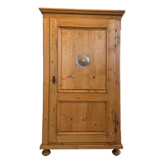 Rustic Farmhouse Bread Cabinet For Sale