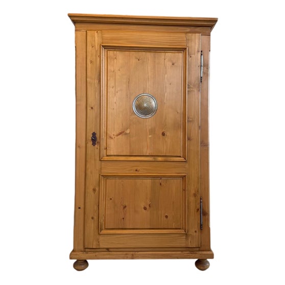 Rustic Farmhouse Bread Cabinet For Sale