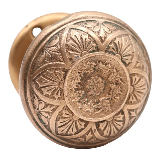 Russell & Erwin Polished Bronze Dummy Door Knob For Sale