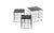 Set of 'Reton' coffee tables by Antonino Sciortino for Atipico. The 3 pieces are of different sizes: 30x30xh30cm |...