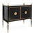 Early 21st Century Small Cabinets in Black Lacquer and Brass by Jonathan Adler, Set of 2 For Sale - Image 5 of 6