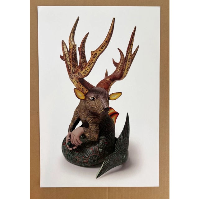 If you can't afford a masterwork of Oaxacan wood carving, you can still enjoy one, with this limited edition print of one...