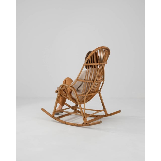 1960s French Bamboo Armchair For Sale - Image 10 of 12
