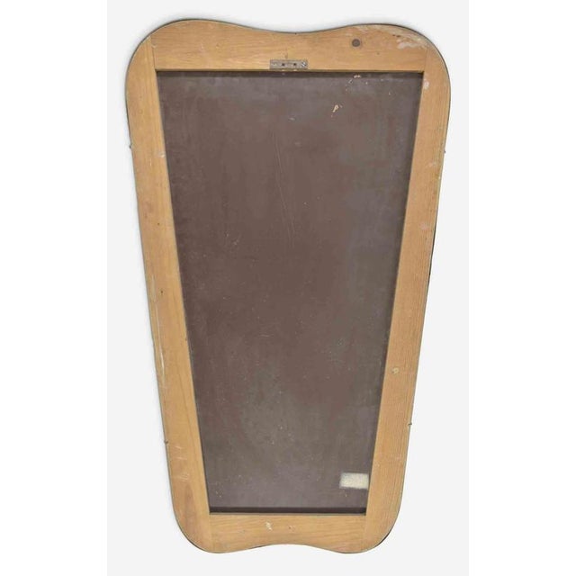 Mid-Century Brass Wall Mirror, Italy, 1950s For Sale - Image 4 of 5