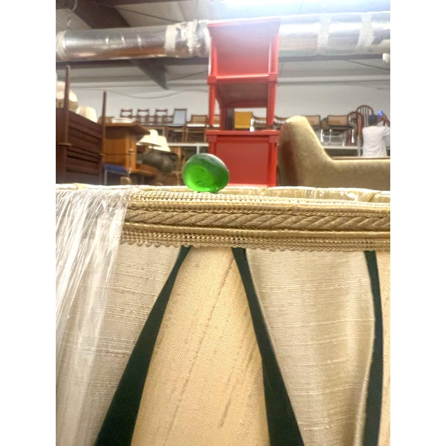 Mid 20th Century Brass Asian Lamps With Ro Sham Beaux Shades - a Pair For Sale - Image 12 of 12