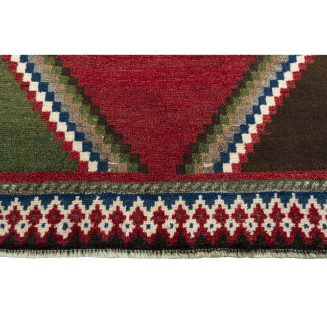 Hand-Knotted Gabbeh Nomad Rug For Sale - Image 6 of 11