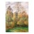 Vintage French Impressionist Art Print – Golden Autumn Trees by Pissarro, 12" X 16" For Sale
