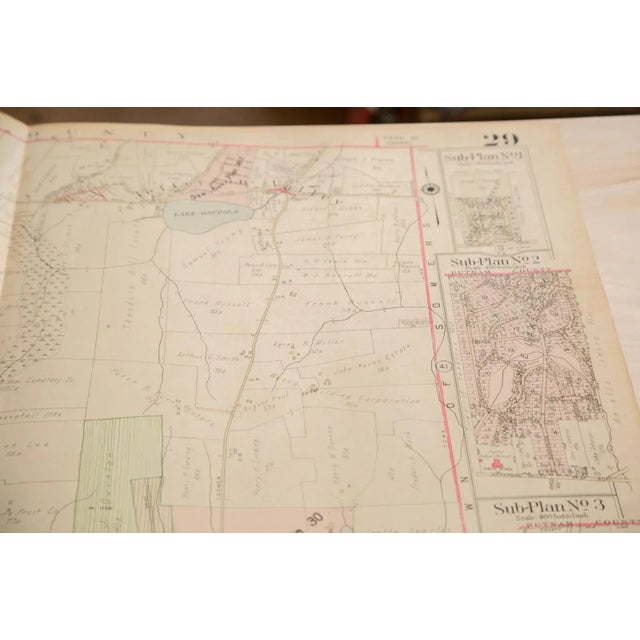 Vintage Hopkins Map of Town of Yorktown For Sale - Image 4 of 5