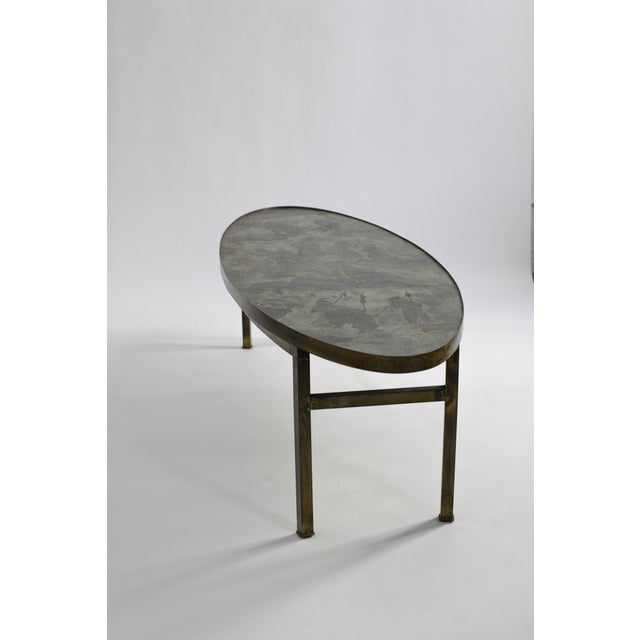 Ming Coffee Table by Philip & Kelvin Laverne, Bronze & Pewter, 1965 For Sale - Image 13 of 13