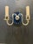 1930s French Cobalt Blue Mirror Sconces - a Pair For Sale In New York - Image 6 of 6