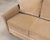 Three Seat Rolled-Arm Sofa and Ottoman in Camel Velvet Us Made For Sale - Image 13 of 18