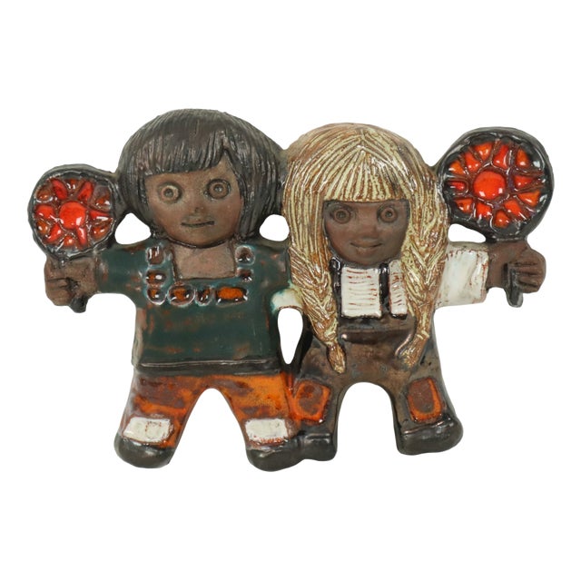 Wall Sculpture by Elisabeth Vandeweghe for Perignem, 1960s For Sale