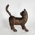 Pair of Vintage Carved Wood Cats For Sale - Image 4 of 9