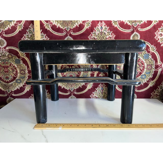 Antique Chinese Small Bench Stool For Sale - Image 4 of 7