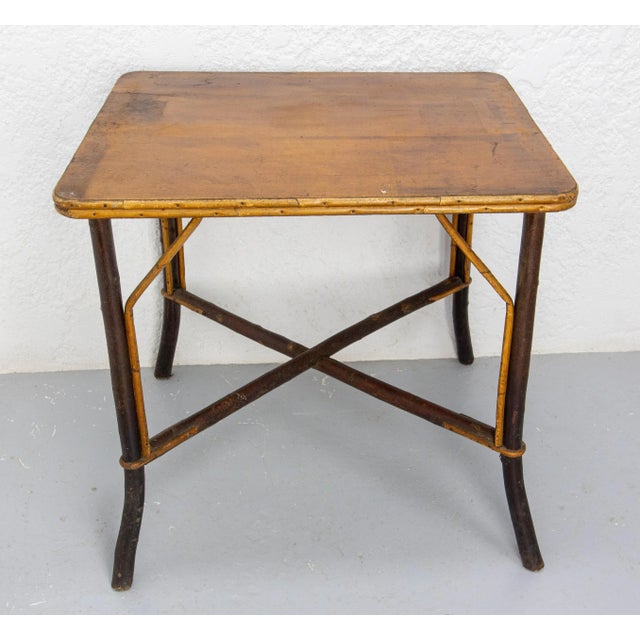 1920s French Console or Side Table in Hazel Wood, 1920s For Sale - Image 5 of 11
