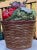 Brown Mid-Century Made in Japan Trompe L’Oleil Basket of Vegetables For Sale - Image 8 of 15