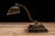 1900s Industrial Linolite Adjustable Bronze Tone Desk Lamp For Sale - Image 4 of 9