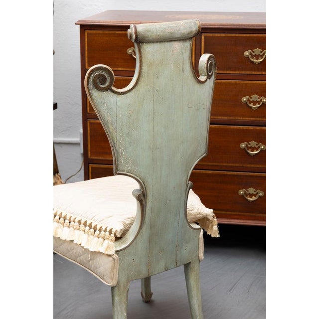 Late 19th Century Decorative Painted Side Chair For Sale - Image 4 of 7