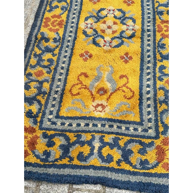 1940s Vintage French Cogolin Rug, 1940s For Sale - Image 5 of 18