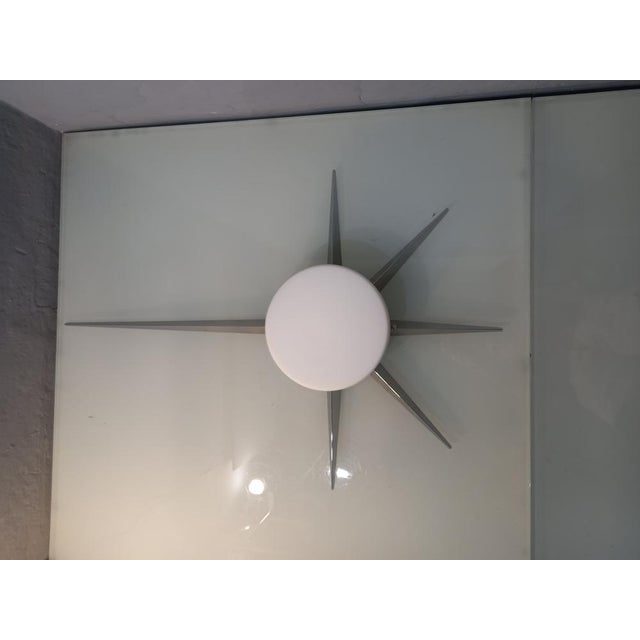 Stella Cometa Wall Sconce in Chrome in the style of Gio Ponti For Sale - Image 11 of 15