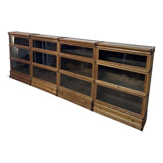 Bookcase from Globe Wernicke, 1890s, Set of 12 For Sale