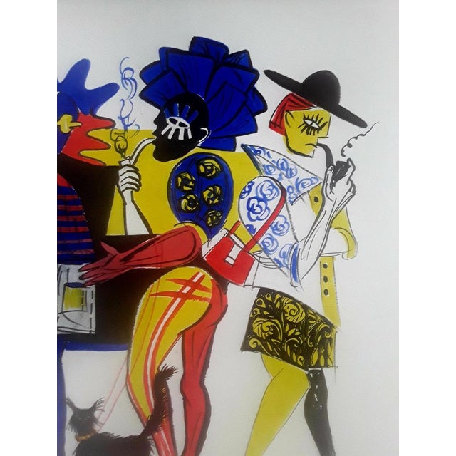 Veronika Issaeva-Agenos, Figures, Print For Sale - Image 6 of 9