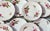 Mid 40th Century Royal Sealy “Pompadour Rose” Plates – 7½” - Set of 10 For Sale In New York - Image 6 of 10