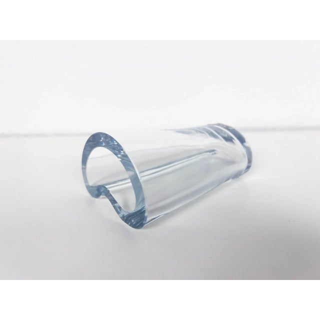 Small Swedish Crystal Vase by Strombergshyttan For Sale In Detroit - Image 6 of 11