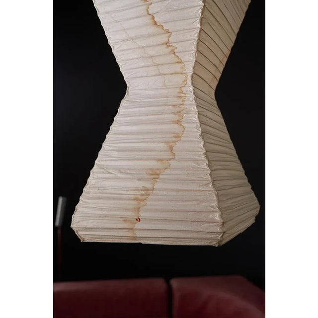 1950s Akari Series Model D Ceiling Light attributed to Isamu Noguchi for Ozeki, 1951 For Sale - Image 5 of 11