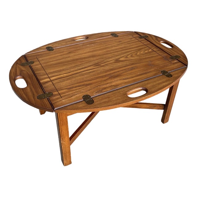 Vintage Pennsylvania House Butler’s Tray Coffee Table – Solid Wood For Sale