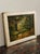 An incredibly stunning original English oil painting signed by H. Simpson. This mid century piece features a winding creek...
