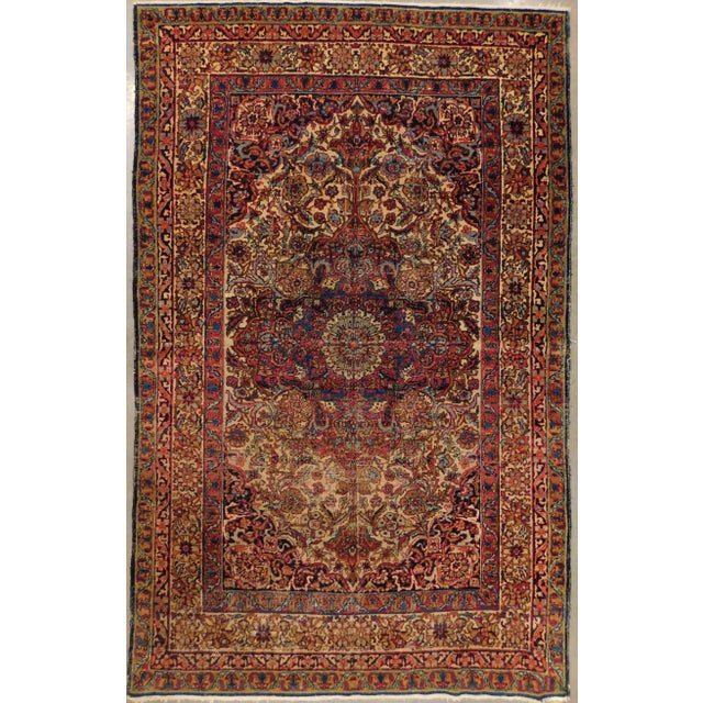 Antique Persian Kerman Lavar Rug For Sale - Image 13 of 13