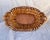 Farmhouse Vintage Woven Rattan Ribbon Bread Basket For Sale - Image 3 of 5