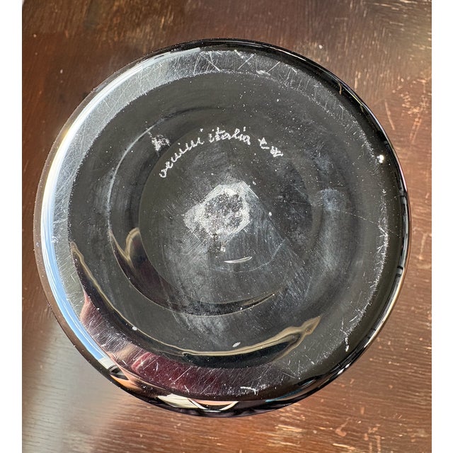 Purple 1960s Venini Murano Glass Vase For Sale - Image 8 of 9