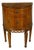 Walnut 19th Century Italian Demi-Lune Table with Banding and Fluted Legs For Sale