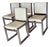 Antonio Citterio for Maxalto & B&b Italia Musa Dining Side Chairs, Set of Four For Sale