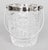 Mid Century French Chrome & Cut Crystal Ice Bucket With Tongs For Sale - Image 4 of 9