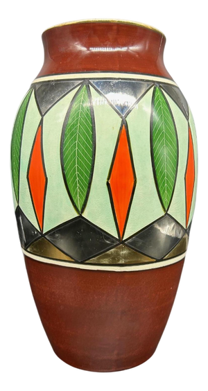 Earthenware Vase by Gustave de Bruyn for Fives - Lille, 1920s