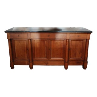 Empire Sideboard in Cherry, 19th Century For Sale
